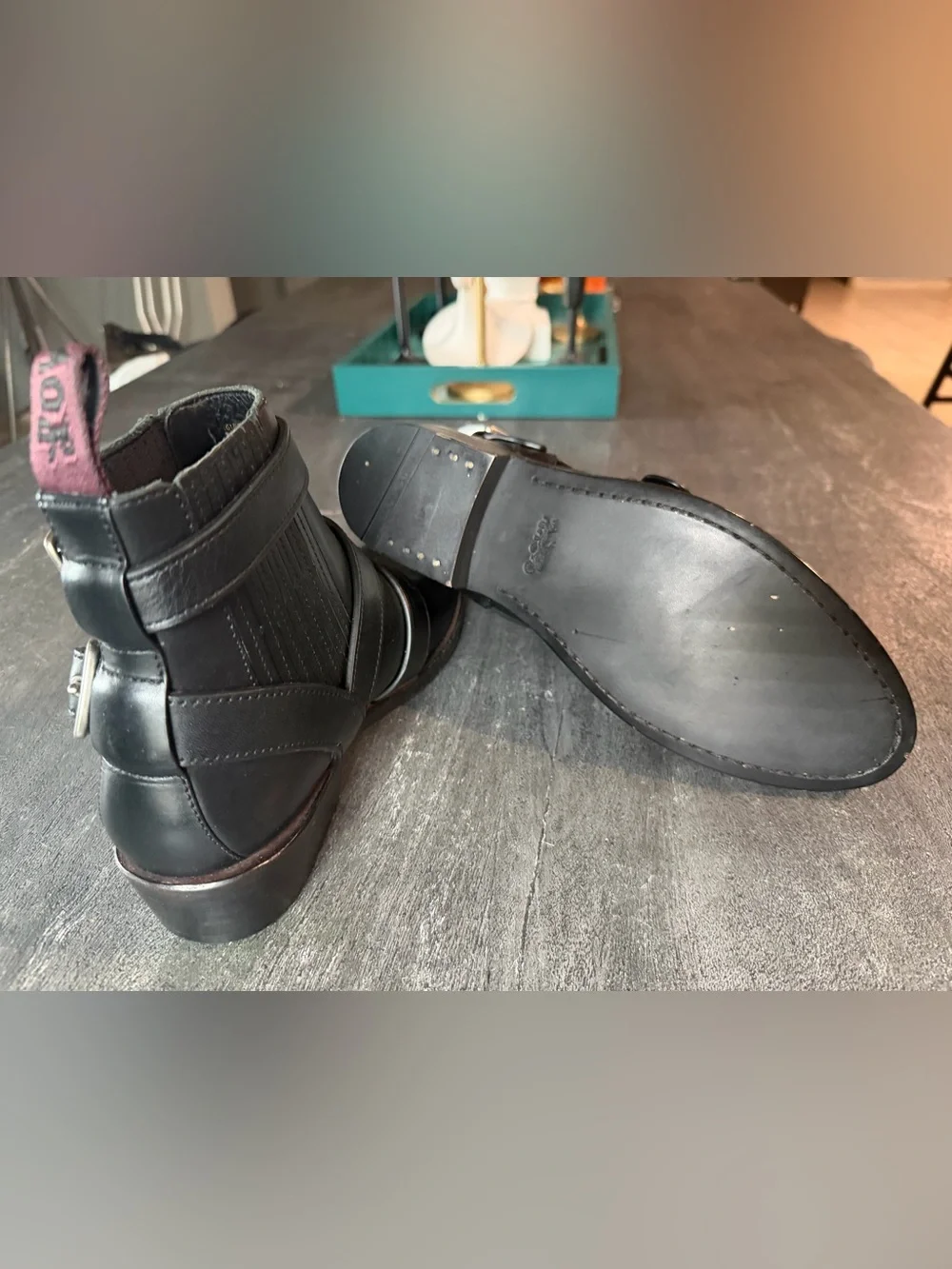 Coach sleek black